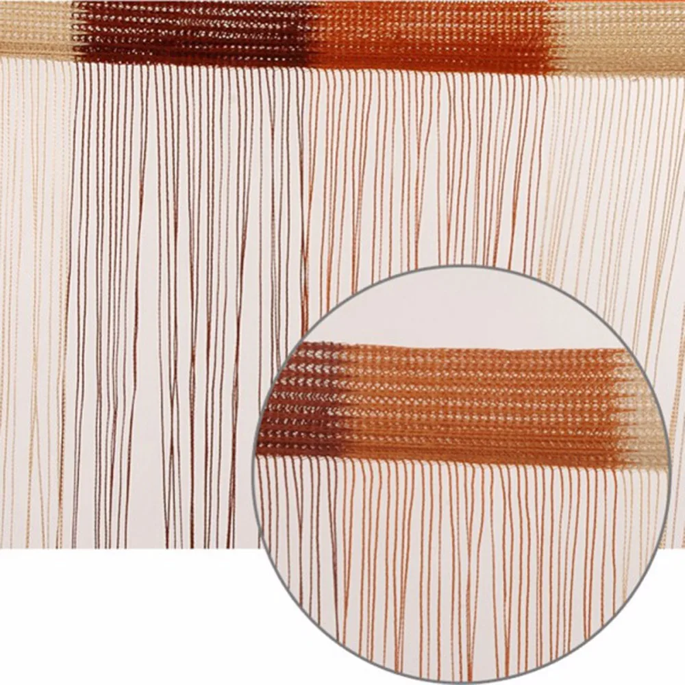 Занавески на окна шнурок с кисточками для двери разделитель комнаты шарф