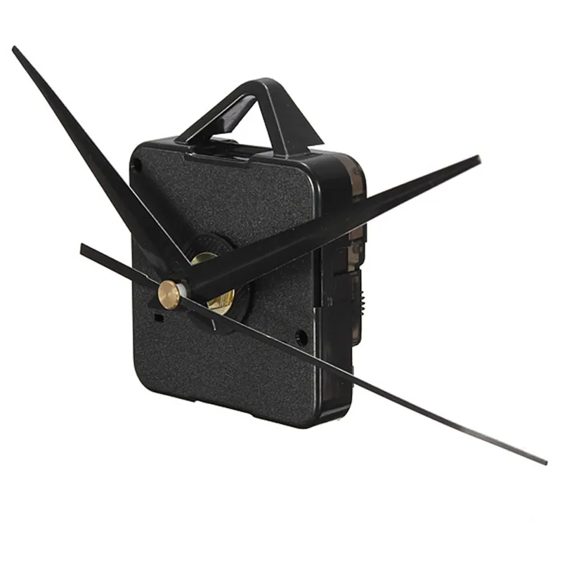 Новые кварцевые часы сделай сам с черными стрелками 1 шт. бесшумные запасные