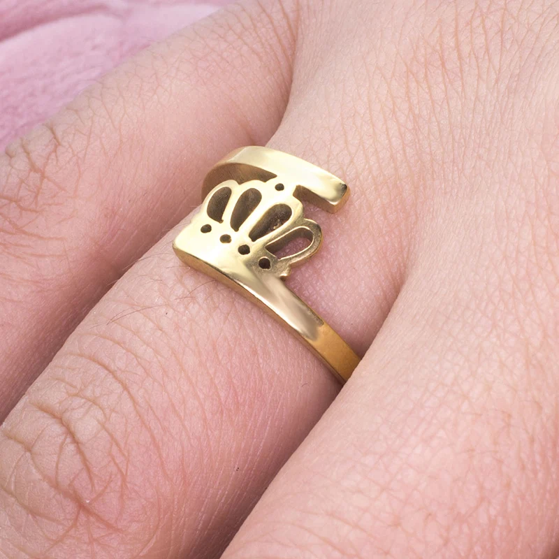 20 штук модное кольцо из нержавеющей стали для женщин корона пальмовый крест