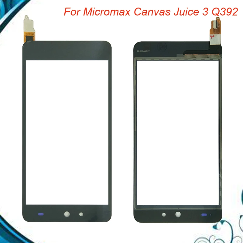 100% рабочий ОК для Micromax Canvas Juice 3 Q392 сенсорный экран дигитайзер панель Q392|Сенсорные