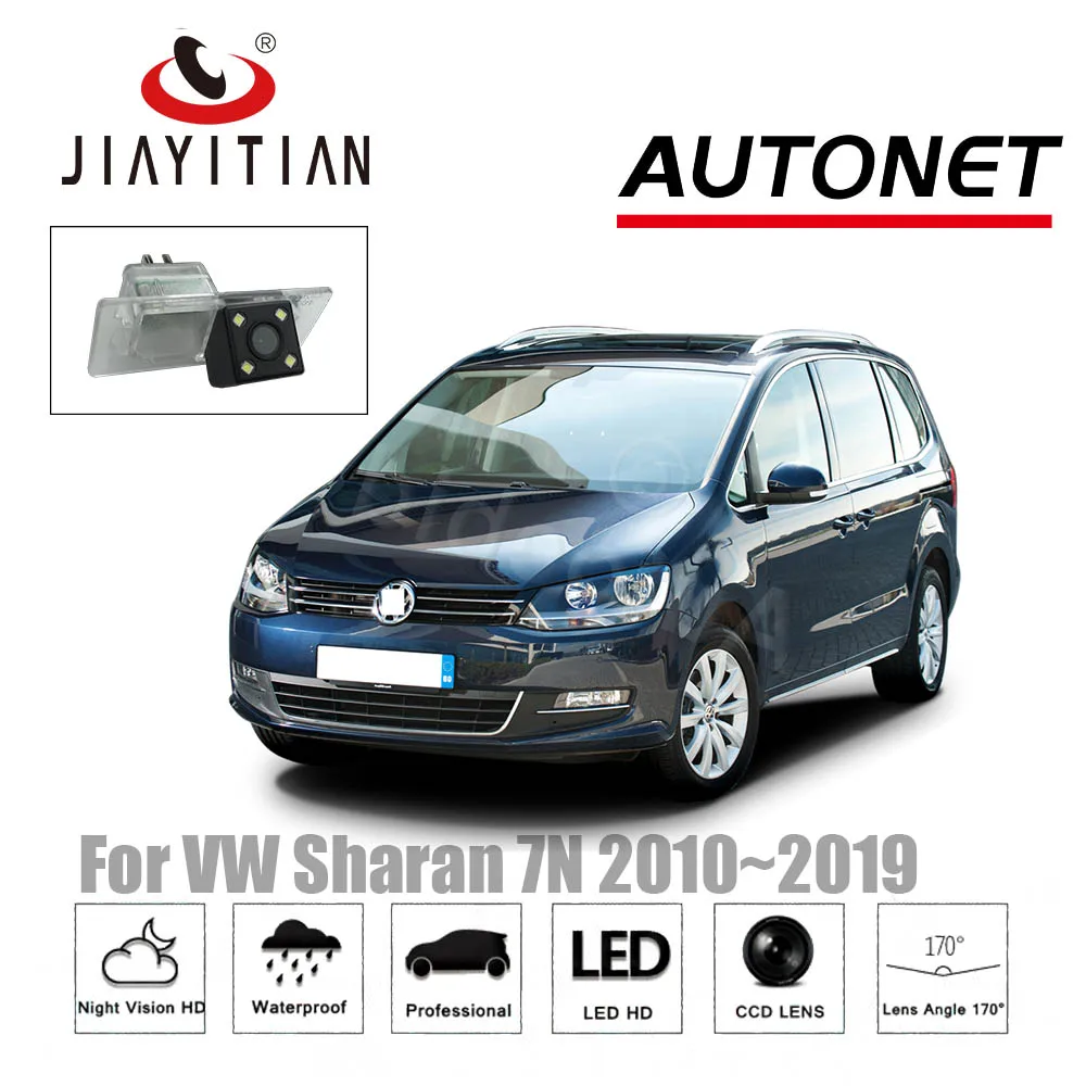 

JIAYITIAN Rear View Camera For Volkswagen VW Sharan 7N 2010~2019 CCD backup Camera Night Vision License Plate camera Reverse CAM
