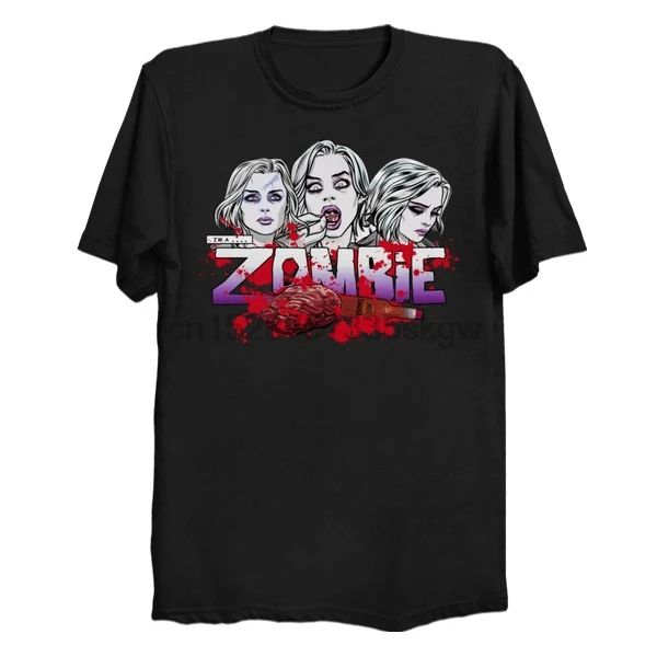 Мужская футболка с коротким рукавом женская I'm a Zombie-Variant | одежда