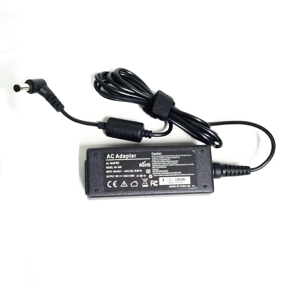 PA 30W 19V 1.58A 5 5*1 7mm для Acer Aspire One блок питания ноутбуков нетбуков зарядное