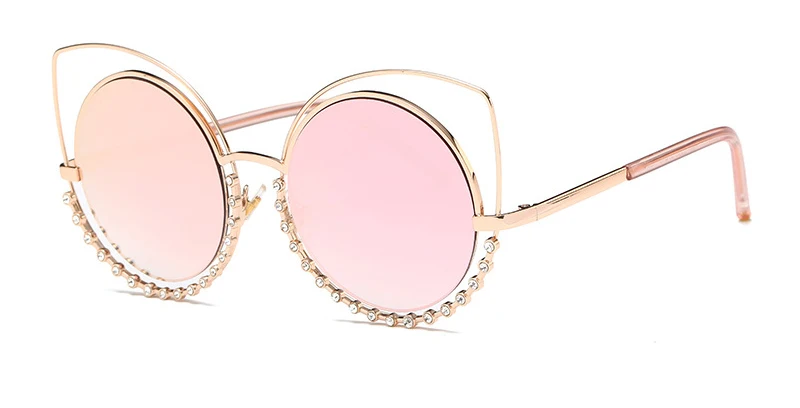 Очки солнцезащитные женские в винтажном стиле с заклепками 2018 м|sun glasses female|sunglasses