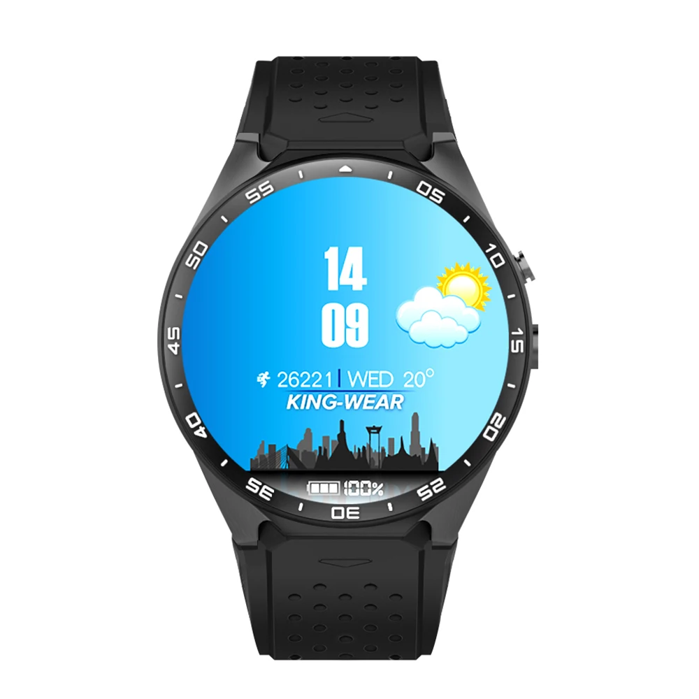 Смарт часы KW88 Android 1 39 дюймов OLED экран 512 МБ + 4 Гб умные поддержка 3G sim карты gps Wi Fi
