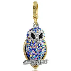 Ювелирные изделия крылья Известный Бренд JC Плавающей Очарование Хрустальная