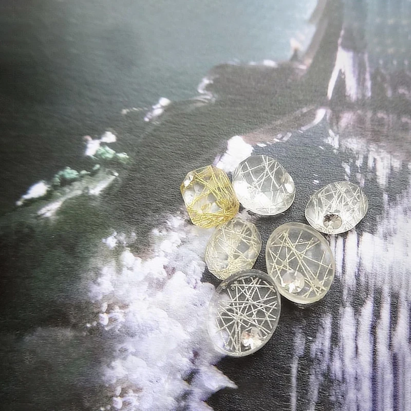 Золотая сетка, наклейки для ногтей, блестящая линия, шелковая фольга, Переводные аксессуары 5*6,5 см, переводная наклейка для дизайна ногтей, горячая Распродажа, Artlalic, мода