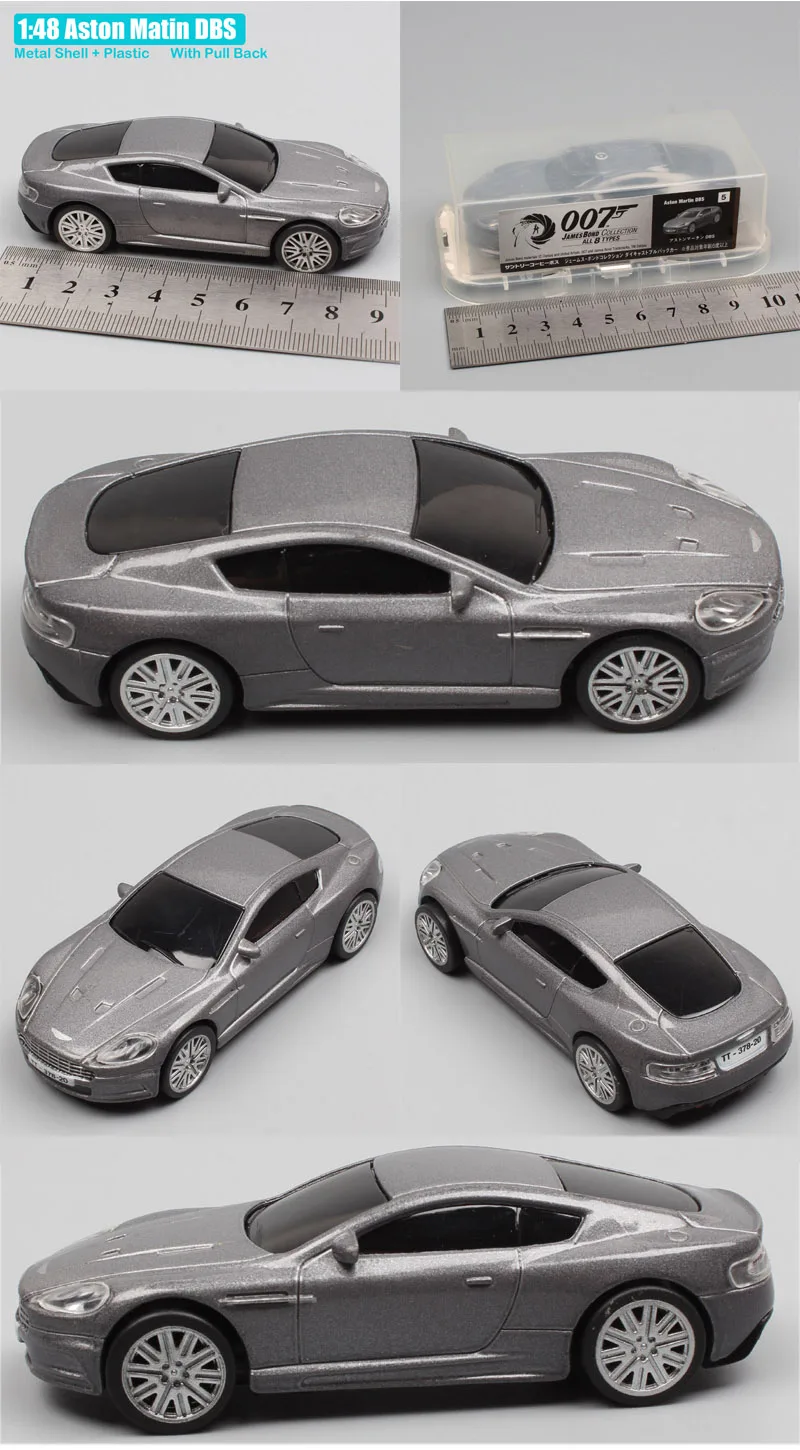 1:48 масштаб James Bond 007 Aston Matin DB5 DBS V8 Vantage Toyota 2000 GT Lotus Esprit jet оттягивающийся литой под давлением модель автомобиля игрушка