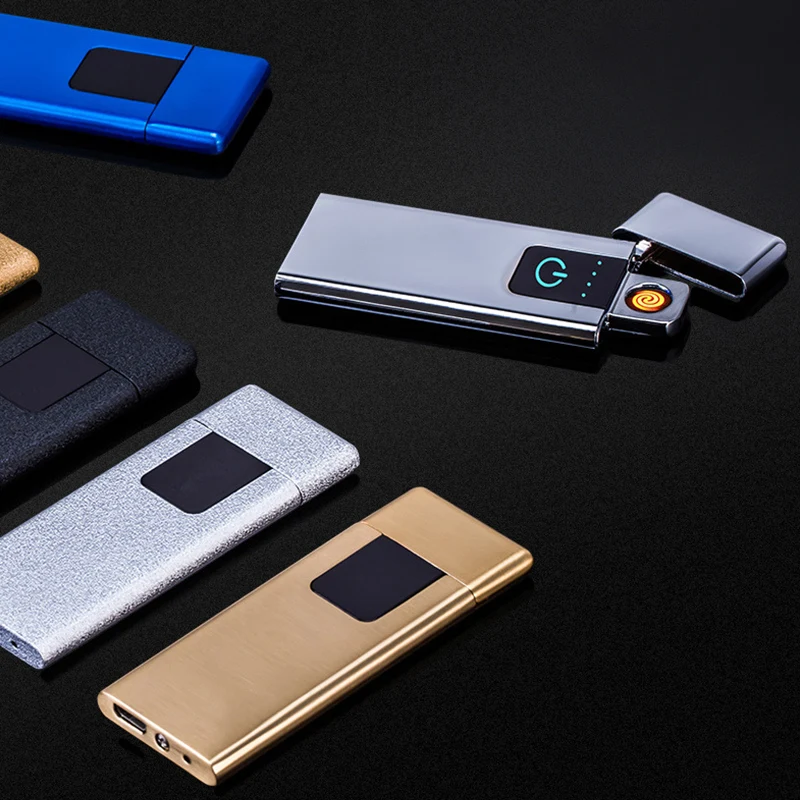 Электрический сенсорная зажигалка с двойной дуги сенсор электронная USB