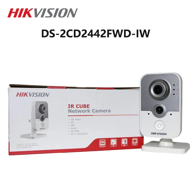 HIKVISION 4MP wifi IP камера беспроводная куб веб-камера DS-2CD2442FWD-IW детская видео камера наблюдения сигнализация CCTV веб-камера