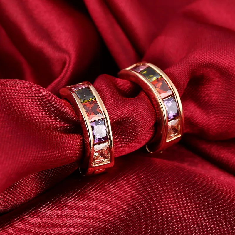 Высококачественные модные серьги Hesiod для вечевечерние Разноцветные из