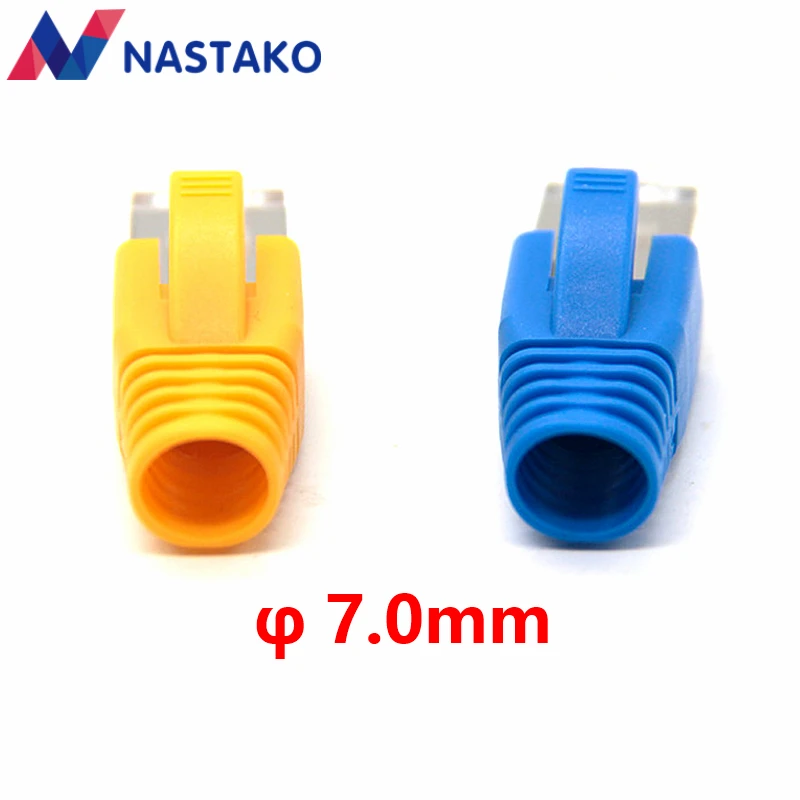 Cat6 RJ45 Соединительная крышка s Cat6A штепсельные вилки сетевой кабель Ethernet