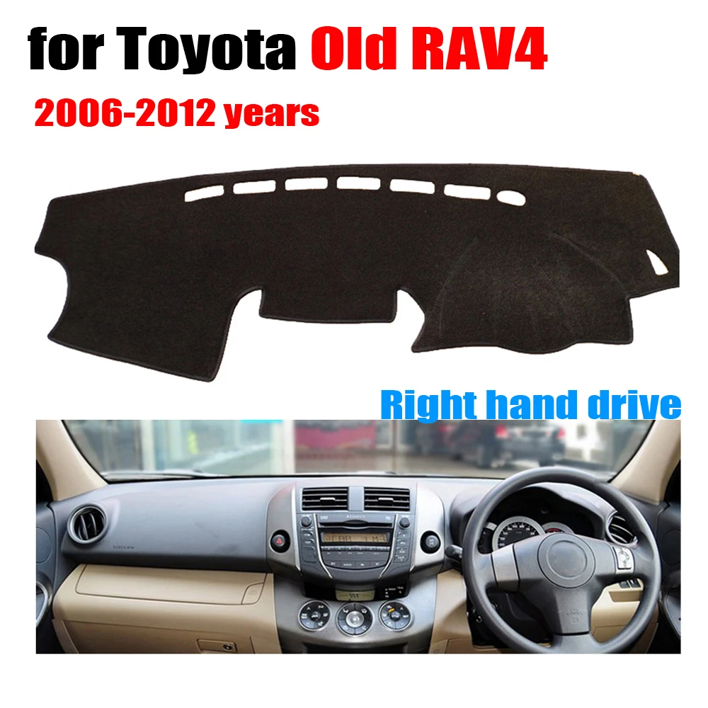 Бесплатная доставка! Коврик для приборной панели автомобиля TOYOTA Old RAV4 2006 2012 лет правый руль|rav4 dashboard cover|mat