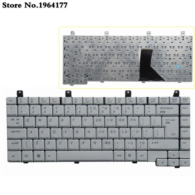

English Laptop keyboard for HP ZV6000 ZV5000 DV5000 DV5208 DV5200 ZX5000 M2010 US version WHITE