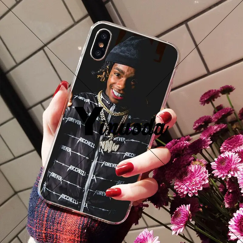 Yinuoda Ynw Melly rapper TPU Мягкий силиконовый прозрачный чехол для iPhone X XS MAX 6 6s 7 7plus 8 8Plus 5 5S SE XR