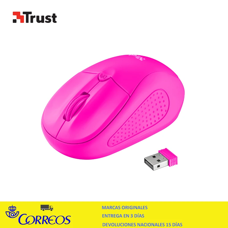 Trust PRIMO беспроводная компьютерная мышь двусторонняя оптическая RF 1600 dpi