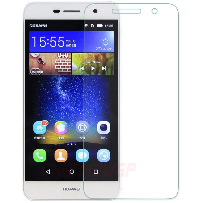 Закаленное стекло 9H для Huawei Y6 2015 Защитное HUAWEI y6 защита экрана защитная пленка с