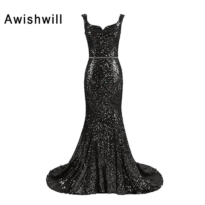 Реальные фотографии блестящее длинное женское платье дешевое официальное со