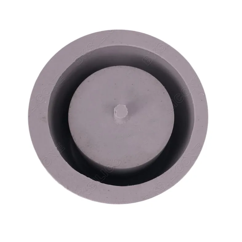 Круглая форма для цветочных горшков силиконовая суккулентов цемента глина мини