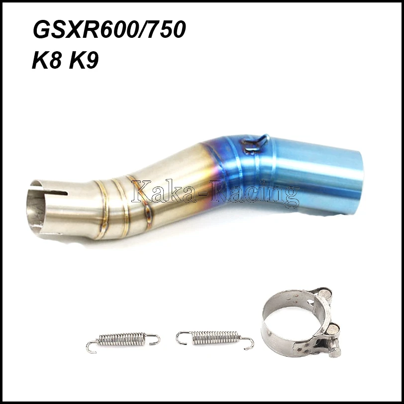 GSXR 250 650 700 750 1000 Средний Соединительный выхлопной трубы мотоцикла для Suzuki GSXR1000 GSXR750
