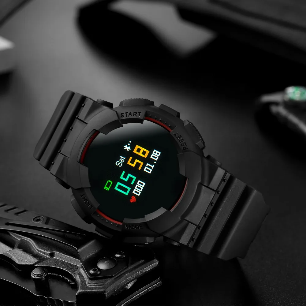 NEW Outdoor Sport smartwatch S8 Heart Rate Smart Watch Pulse Blood Pressure Bracelet Swimming Diving Waterproof Wristwatch | Электроника