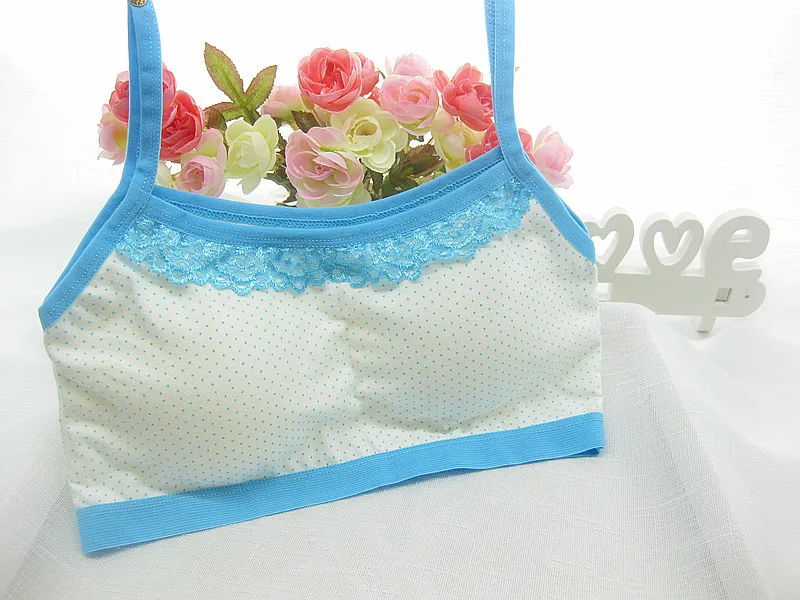 Детский хлопковый бюстгальтер без косточек удобное нижнее белье для девочек 2019 |