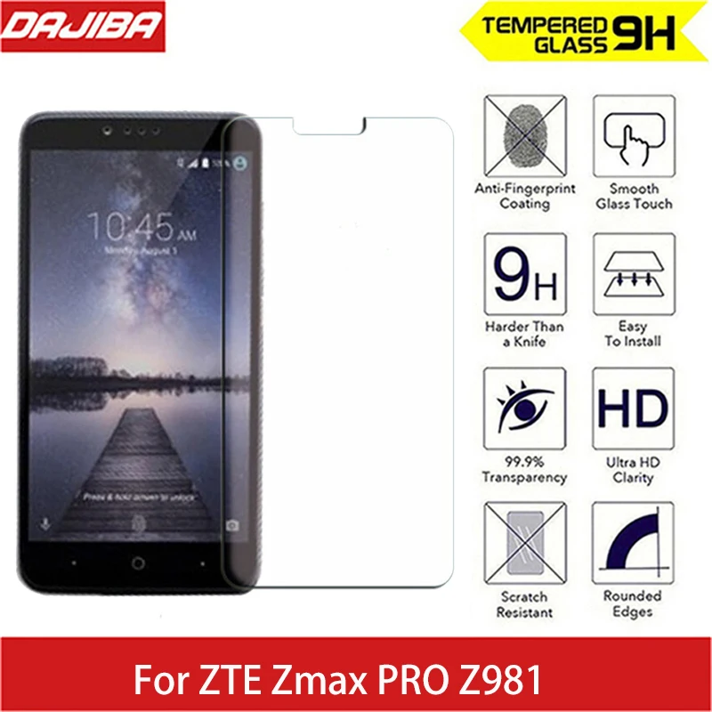 Закаленное стекло для экрана с защитой от царапин ZTE Zmax Pro Z981 2.5D Arc Edge круглой