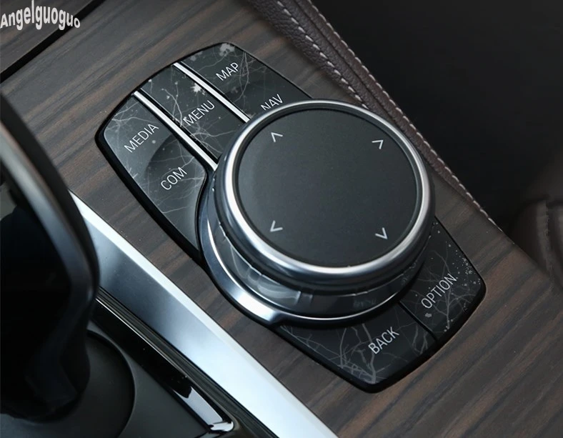 Для BMW 5 серии G30 G38 2017 18 Автомобильная интерьерная мультимедийная кнопка ручка