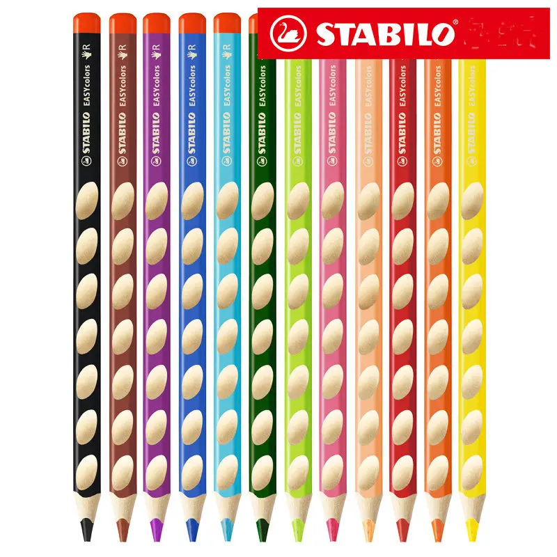 

Stabilo 332 EASYcolours Ergonomic Coloring Pencil for Right Handed 10 Colors for Choose
