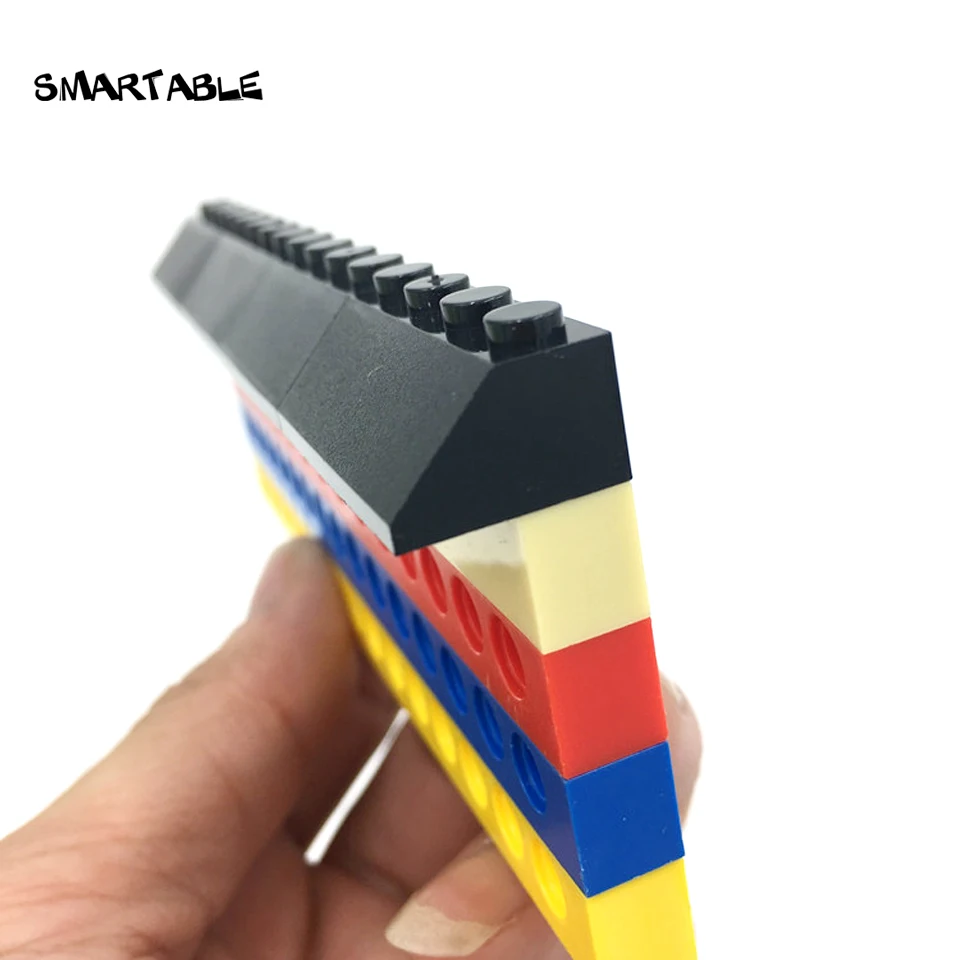 Smartable наклонные кирпичи 45 2X4 строительные блоки детали игрушки для