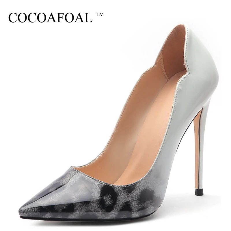 Женские туфли на высоком каблуке с леопардовым принтом | Обувь