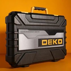 DEKO, 196 шт, профессиональный набор инструментов для ремонта автомобиля, автоматический Трещоточный гаечный ключ, отвертка, торцевые механические инструменты, набор W/Выдувная коробка