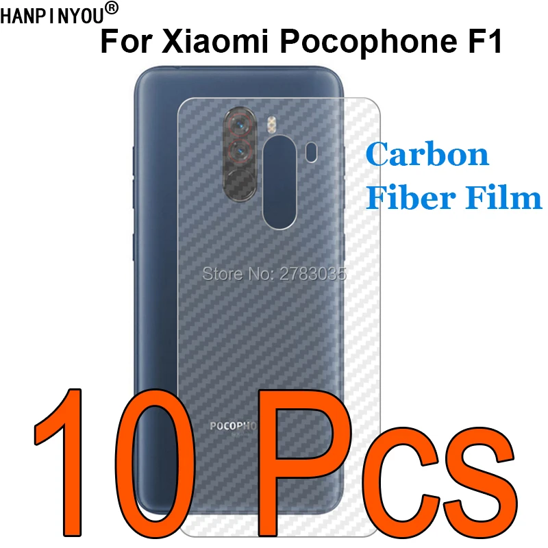 10 шт./лот для Xiaomi Pocophone Poco F1 6 18 &quotпрочная 3D прозрачная защитная пленка задней