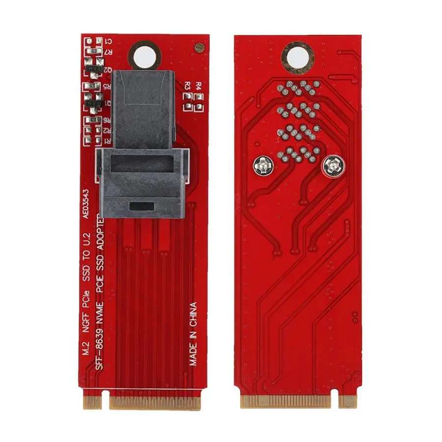 Для Intel P3700 Samsung PM963 (S) MiniSAS M.2 к U.2 SFF 8639 переходника карты PCI Ex4|Компьютерные кабели и