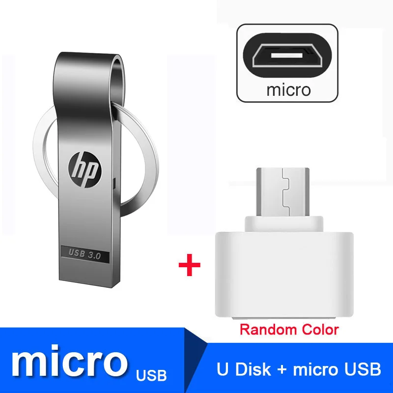X785W Plus OTG Droshipping hp флешка USB флеш-накопитель 16 ГБ 32 ГБ 64 ГБ 128 ГБ флеш-накопитель металлический USB флеш-драйвер DIY мультяшный флеш-накопитель U диск - Цвет: X785W Plus OTG
