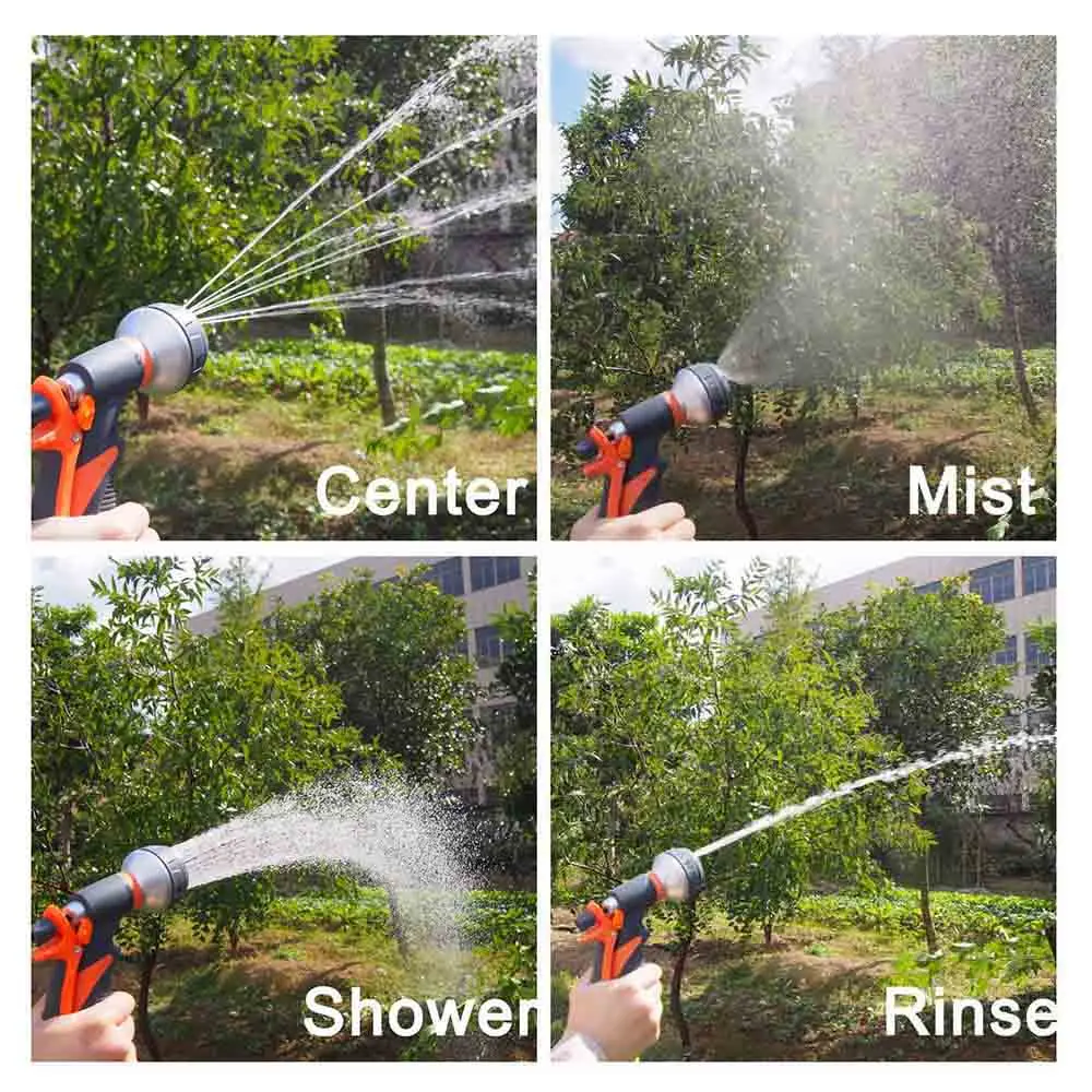 DJSona 1pc Hose Nozzle High Pressure Spray Flow Control Plant Watering Sidewalk Clean tornado Car Cleaning Gun Washing Tool | Автомобили и