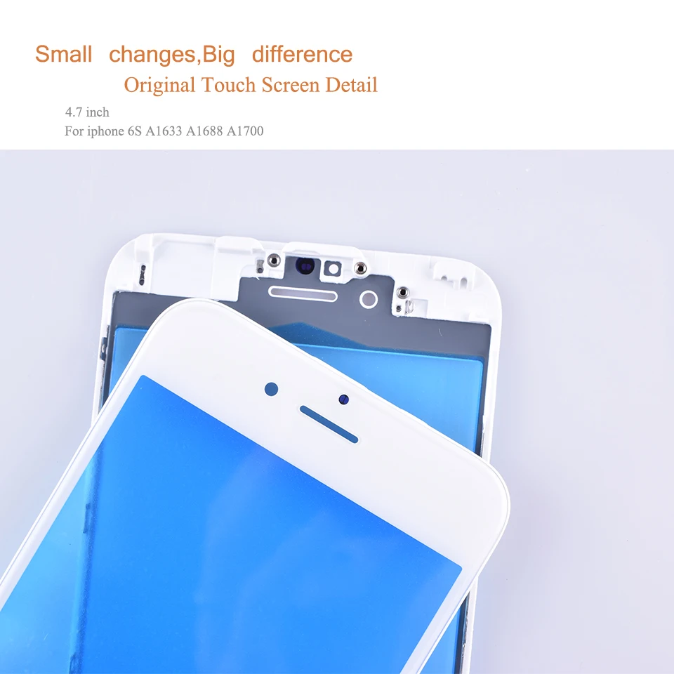 Сенсорный экран для iPhone 6S дигитайзер стеклянная панель объектива Передняя