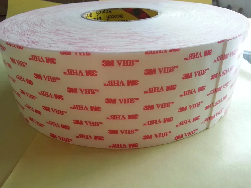 Free Shipping 2rolls 12.7mmx33m 3M 4914 White Acrylic Double Sided VHB Tape |