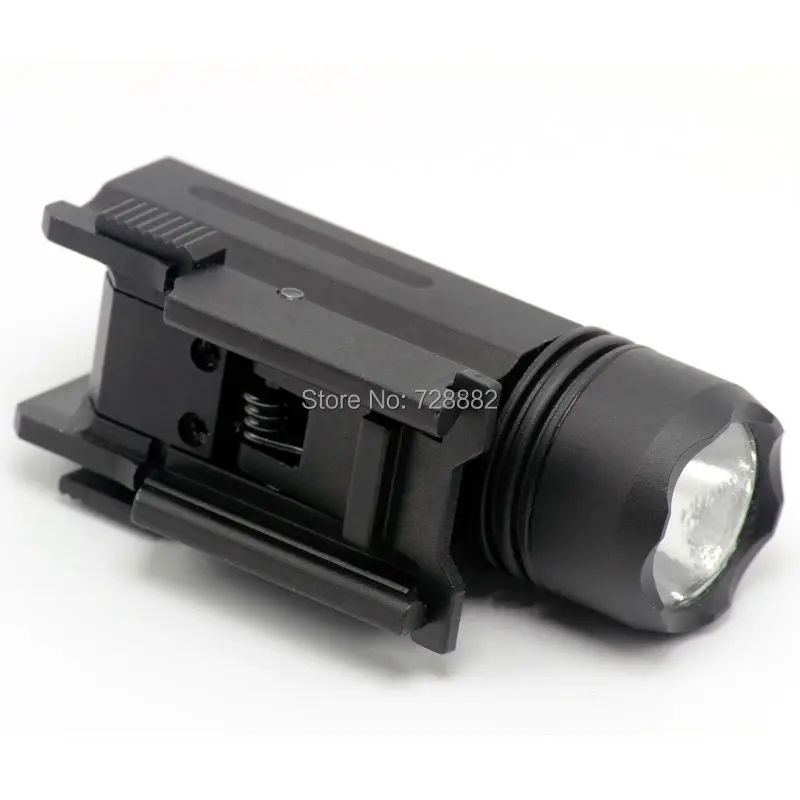 

Hunting Tactical 300Lumen LED Flashlight Torch Aluminum Quick Release Mount