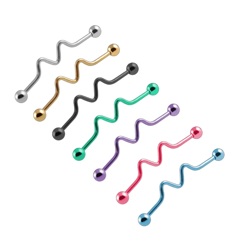 1 шт. нержавеющая сталь серьги Надеваемые На Ушной Хрящ Пирсинг со штангой