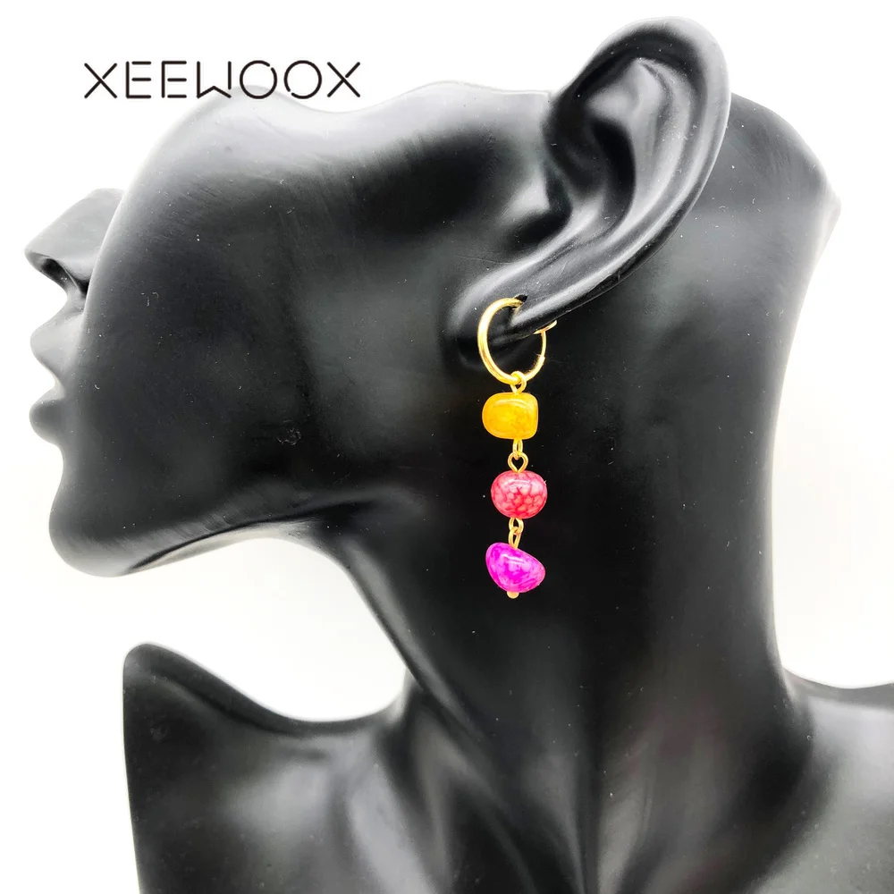 XEEWOOX 2019 винтажные классические ювелирные изделия из натурального камня простые