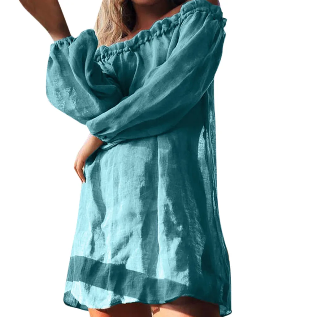 Женский купальник бикини SAGACE однотонный сетчатый с длинными рукавами и принтом