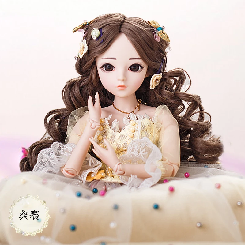 BJD 60 см куклы игрушки высшего качества китайская Кукла 18 шарниров шарнирная кукла