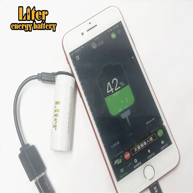 3 7 в 1800 мАч литий ионный перезаряжаемый аккумулятор ICR18500 с mirco USB fdual usb сделай сам