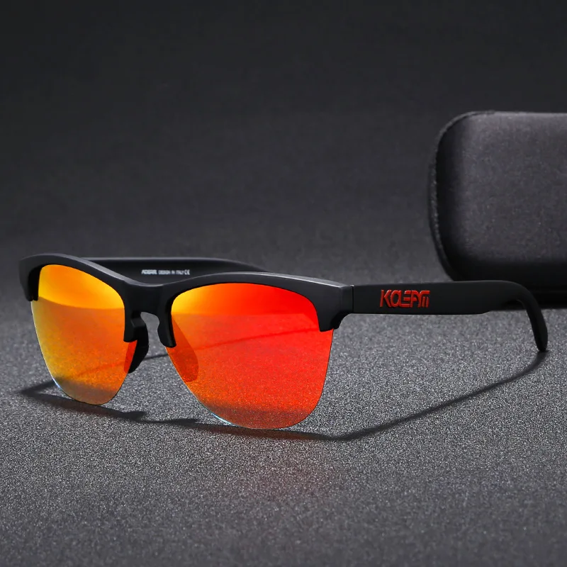 Мужские солнцезащитные очки KDEAM Happy TR90 поляризационные с антибликовым покрытием