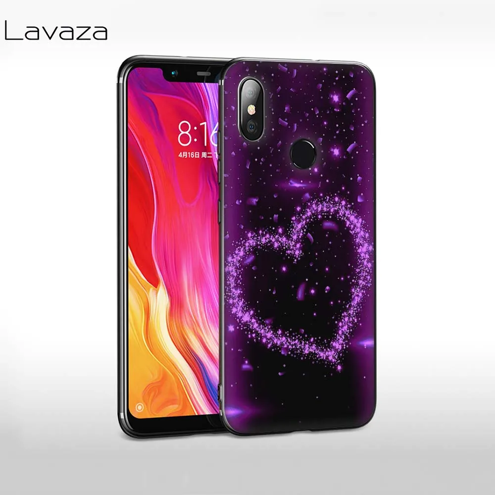 Lavaza Love Purple Glitter wave Soft Case for Huawei Y7 Prime Y9 Y6 2018 Nova 3 3i Honor 7A 8X 8C 8 9 10 Lite TPU Cover | Мобильные