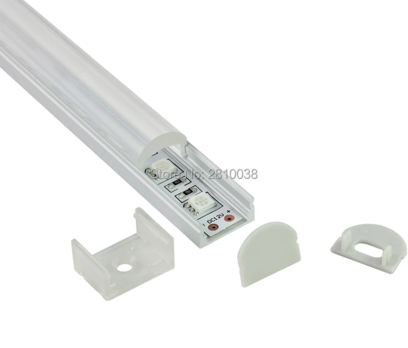 

Алюминиевый канал U-образного типа для светодиодных лент и светодиодных лент, алюминиевый профиль для утопленных настенных или потолочных ...