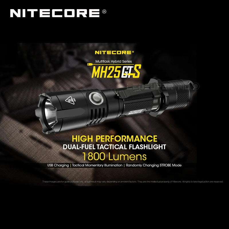 Многоцелевой Гибридный серия Nitecore MH25GTS XHP35 HD светодиодный