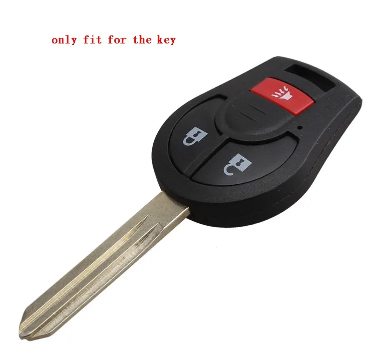 Чехол ZAD с 3 кнопками для Nissan March Tiida Altima куб Армада Juke Maxima Pathfinder Rogue Sentra Versa|car key case