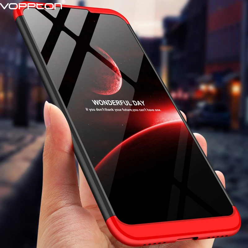 For Xiaomi redmi note 7 Case Hard Plastic 360 Full Protection 3 IN 1 Ultra Thin PC Back Cover Redmi Note7 Phone |